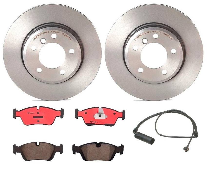 Brembo Brake Pads and Rotors Kit – Front (300mm) (Ceramic)