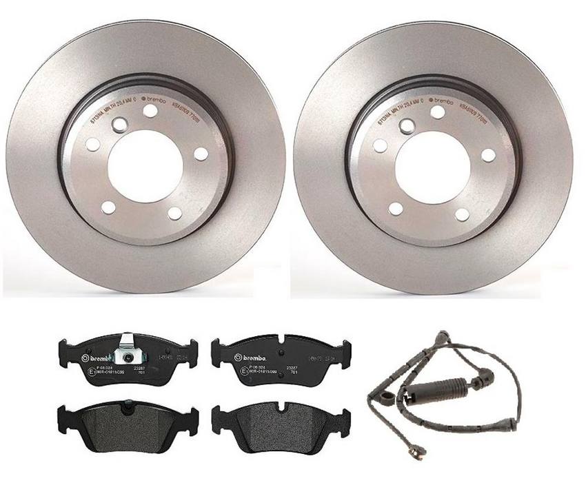 BMW Brembo Brake Kit – Pads and Rotors Front (300mm) (Low-Met) 34356751311 – Brembo 1535585KIT