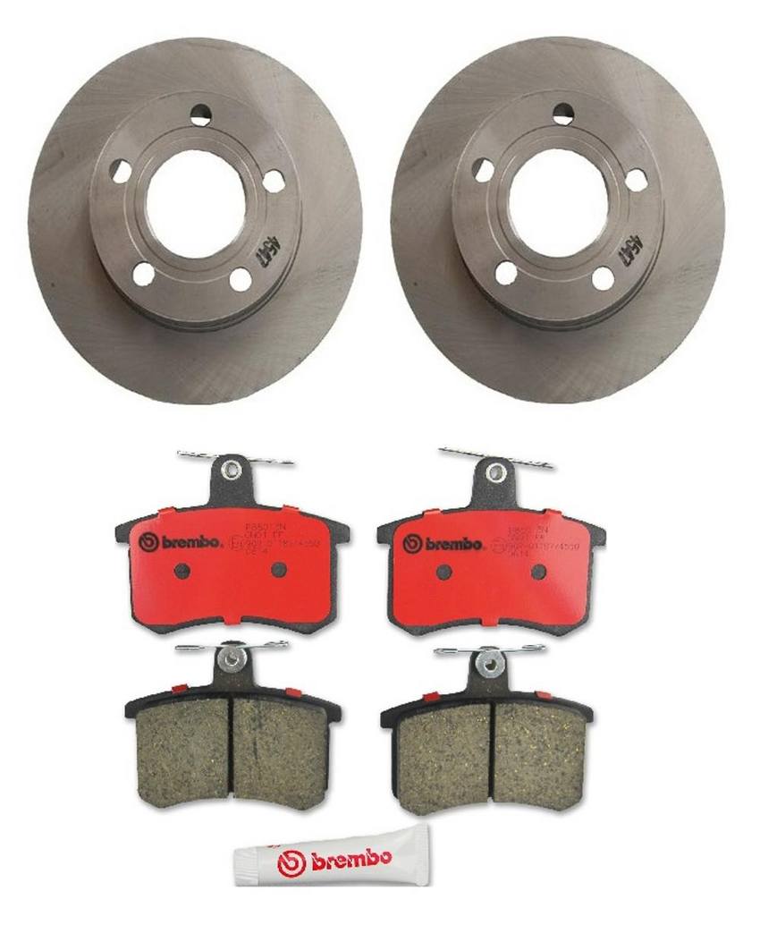 Audi Brembo Brake Kit – Pads and Rotors Rear (245mm) (Ceramic) 8D0615601A – Brembo 1535593KIT