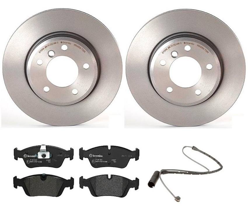 Brembo Brake Pads and Rotors Kit – Front (300mm) (Low-Met)