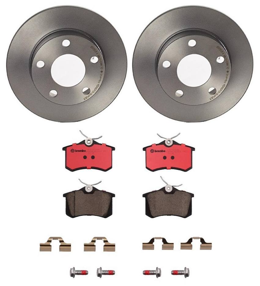 VW Brembo Brakes Kit – Pads and Rotors Rear (245mm) (Ceramic) 8E0698451L – Brembo 1535625KIT