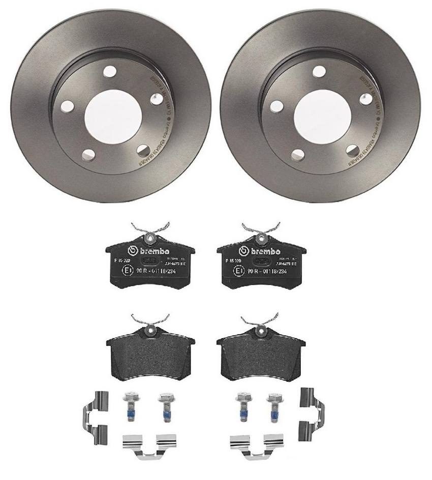 Brembo Brakes Kit – Pads and Rotors Rear (245mm) (Low-Met)