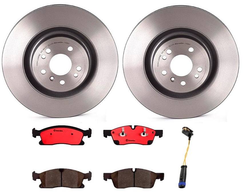 Mercedes Brakes Kit – Brembo Pads and Rotors Front (350mm) (Ceramic) 1664211400 – Brembo 1535707KIT