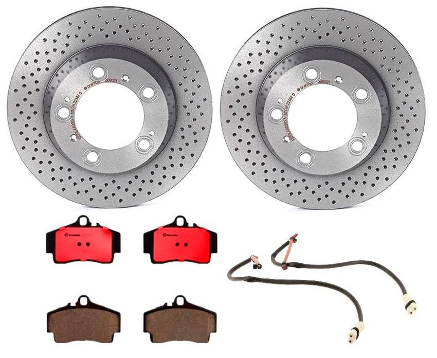 Brembo Brakes Kit – Pads and Rotors Rear (299mm) (Ceramic)