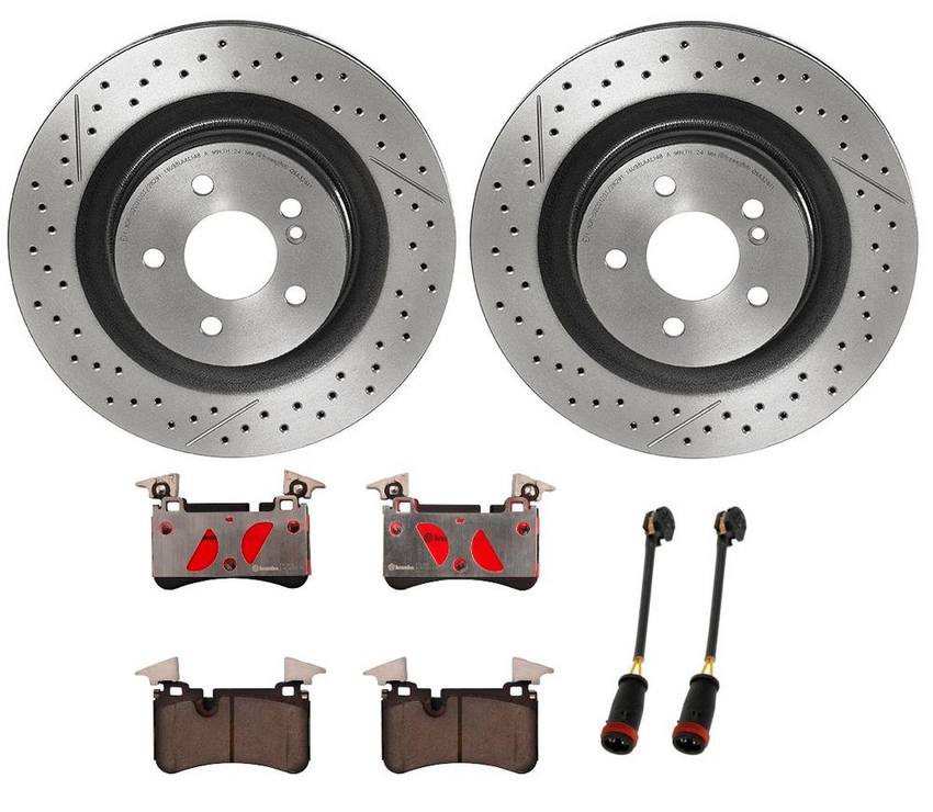 Brembo Brakes Kit – Pads and Rotors Rear (330mm) (Xtra) (Ceramic)