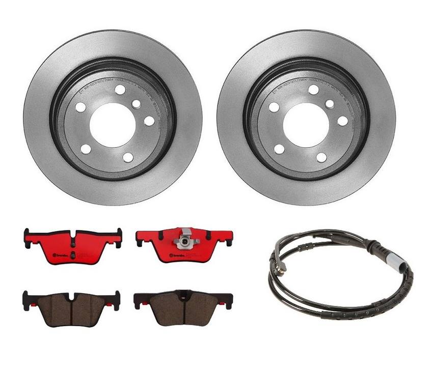 BMW Brembo Brake Kit – Pads and Rotors Rear (300mm) (Ceramic) 34356792292 – Brembo 1535928KIT