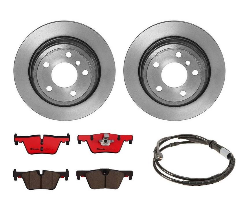 BMW Brembo Brake Kit – Pads and Rotors Rear (300mm) (Ceramic) 34356792292 – Brembo 1535938KIT