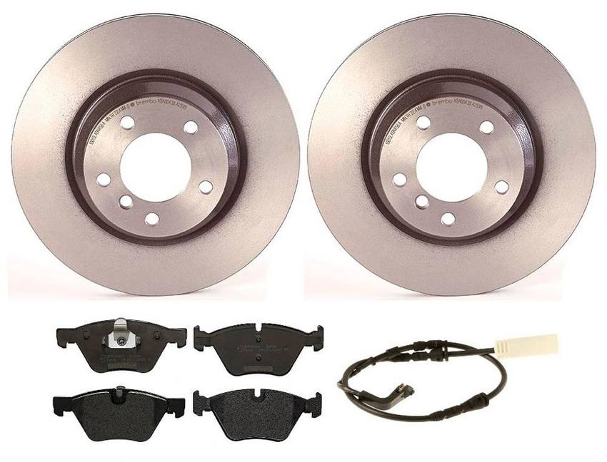 Brembo Brake Pads and Rotors Kit – Front (330mm) (Low-Met)