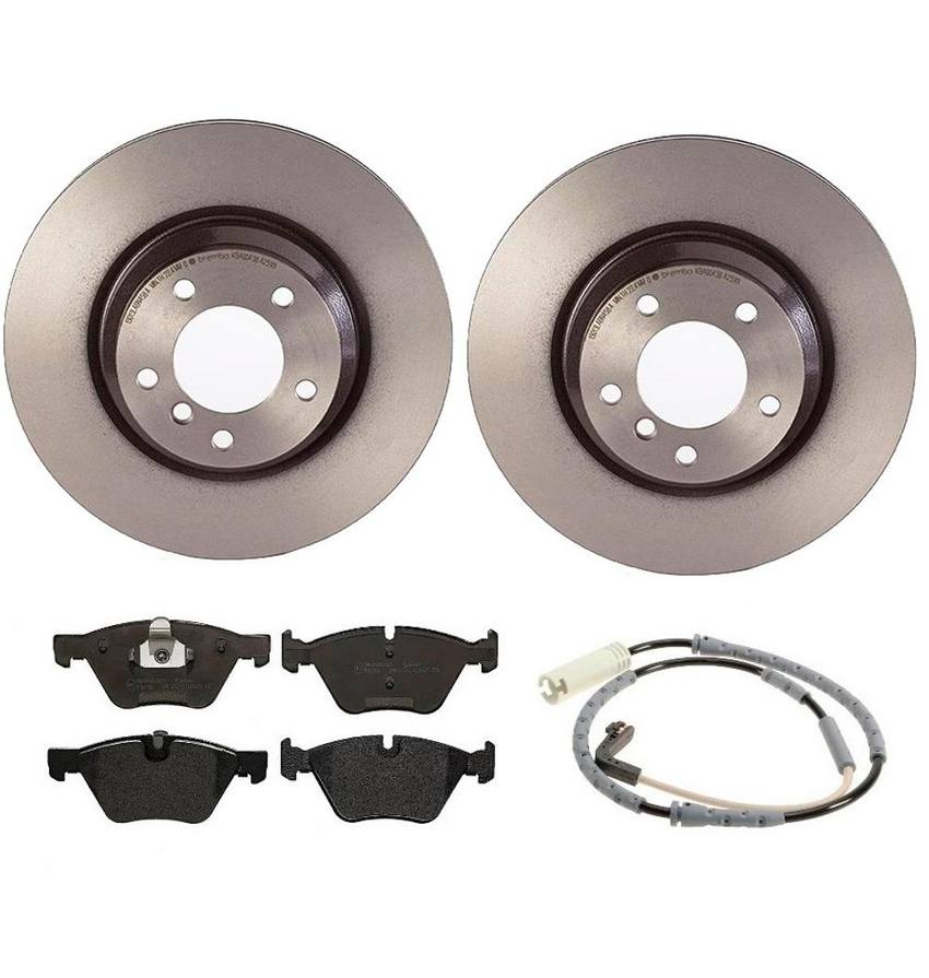 Brembo Brake Pads and Rotors Kit – Front (330mm) (Low-Met)