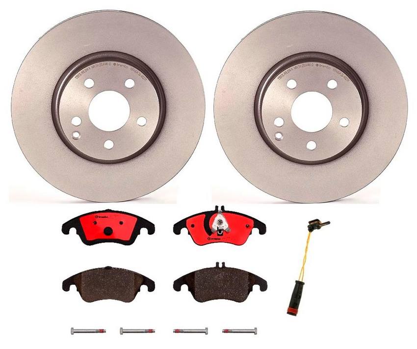 Mercedes Brakes Kit – Brembo Pads and Rotors Front (322mm) (Ceramic) 2115401717 – Brembo 1536016KIT