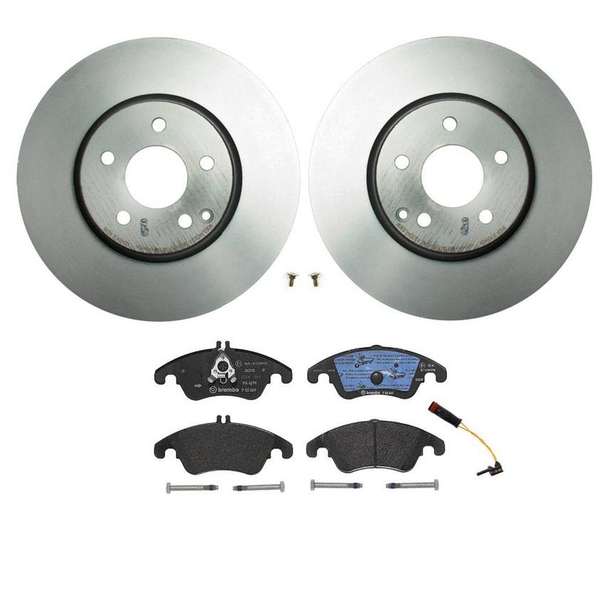 Mercedes Brakes Kit – Brembo Pads and Rotors Front (322mm) (Low-Met) 2115401717 – Brembo 1536033KIT