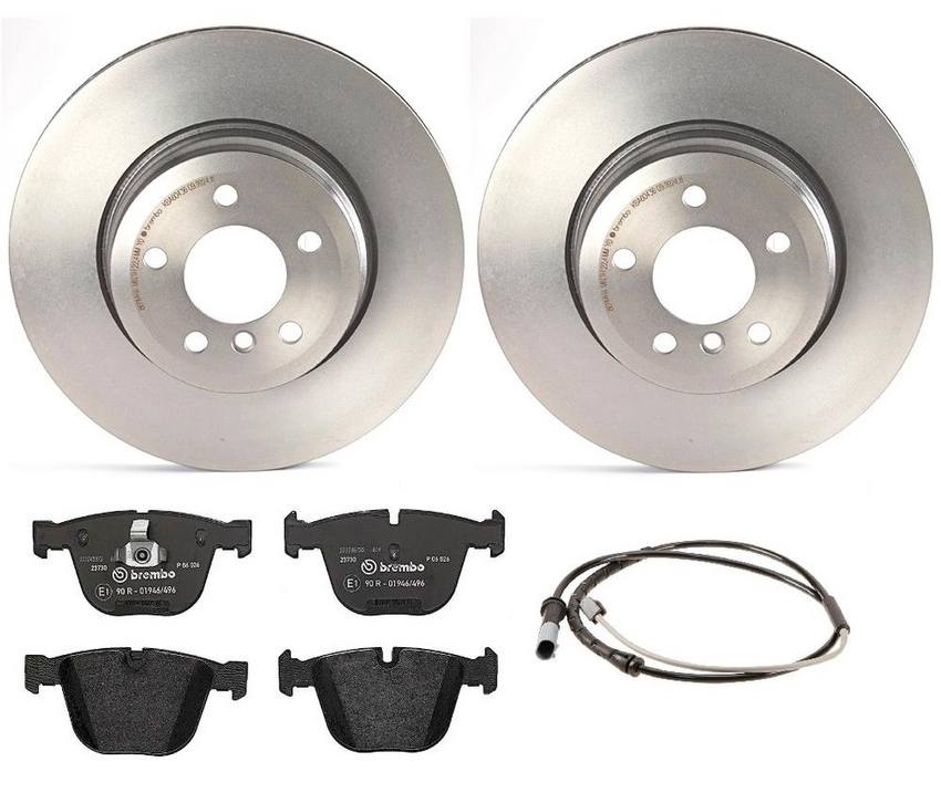 Brembo Brakes Kit – Pads and Rotors Rear (345mm) (Low-Met)