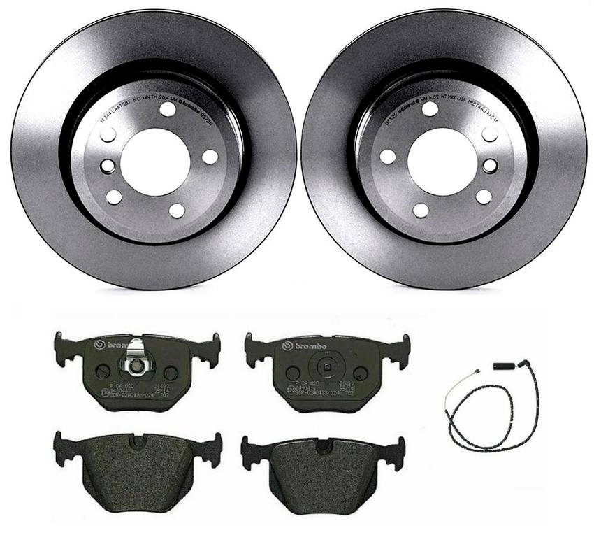 Brembo Brakes Kit – Pads and Rotors Rear (320mm) (Low-Met)