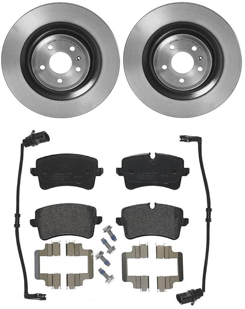 Audi Brembo Brake Kit – Pads and Rotors Rear (356mm) (Low-Met) 4H0698451M – Brembo 1536222KIT