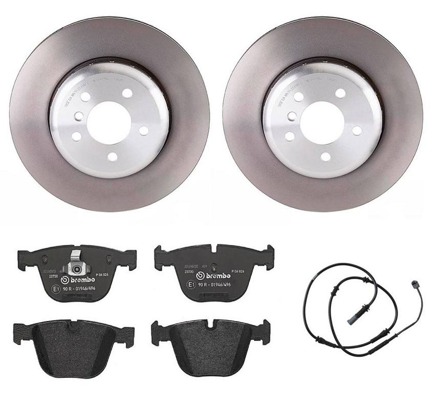 Brembo Brakes Kit – Pads and Rotors Rear (345mm) (Low-Met)