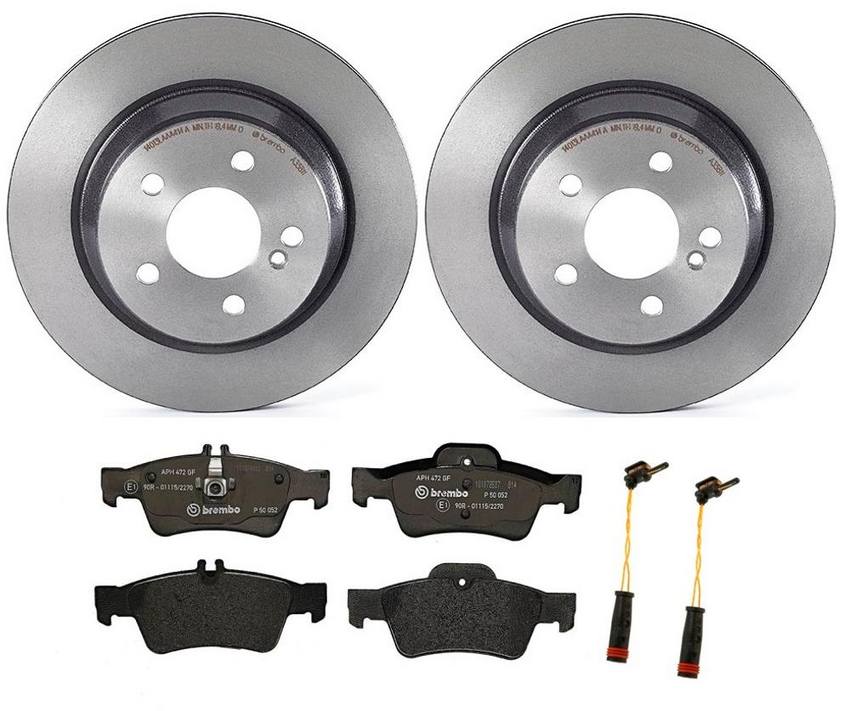 Brembo Brakes Kit – Pads and Rotors Rear (300mm) (Low-Met)