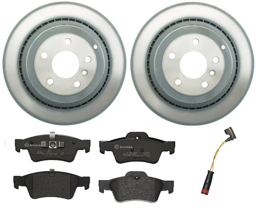 Mercedes Brembo Brakes Kit – Pads and Rotors Rear (330mm) (Low-Met) 1645401017 – Brembo 1536410KIT