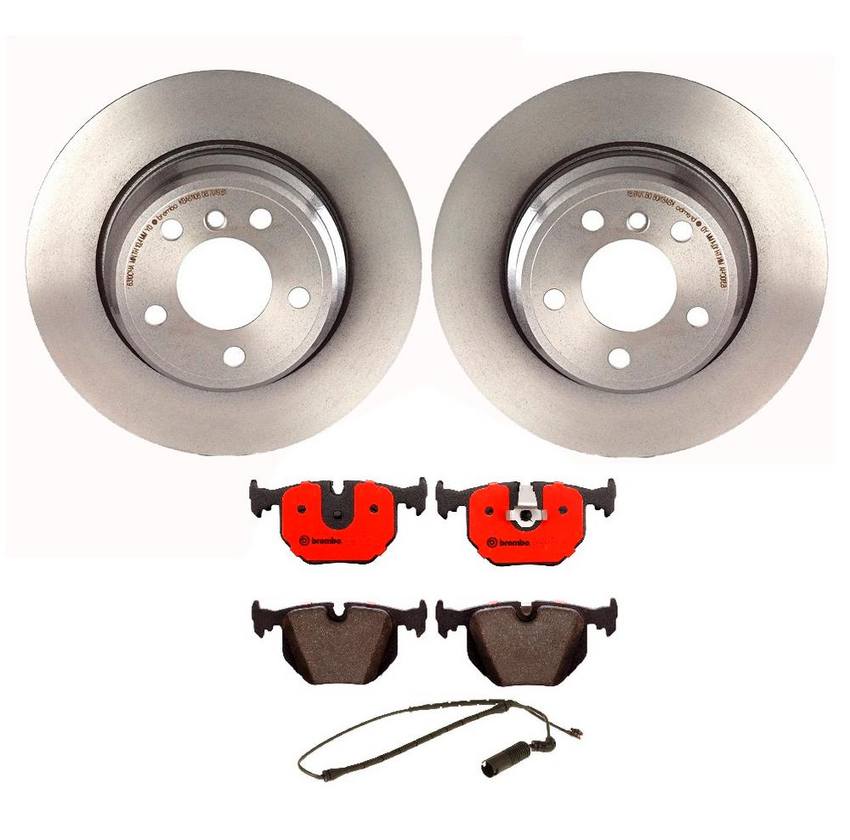 BMW Land Rover Brake Kit – Pads and Rotors Rear (324mm) (Ceramic) SFP500210 – Brembo 1536421KIT