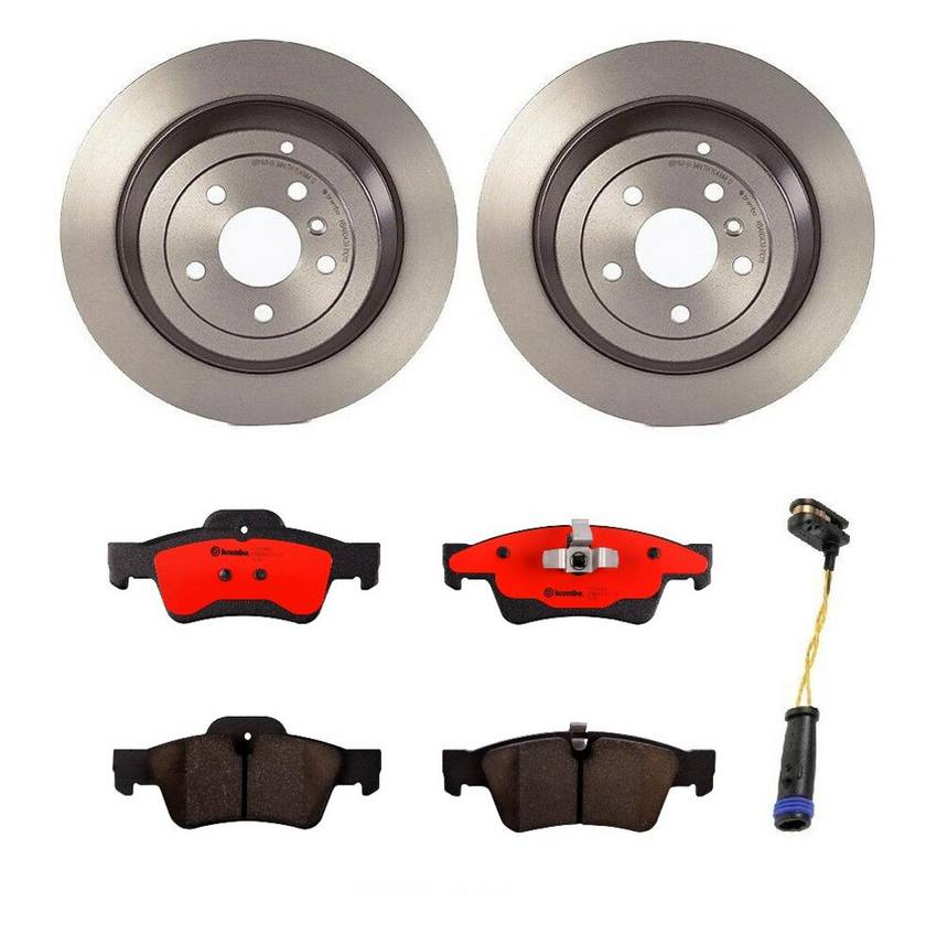 Mercedes Brembo Brakes Kit – Pads and Rotors Rear (330mm) (Ceramic) 1645401017 – Brembo 1538871KIT