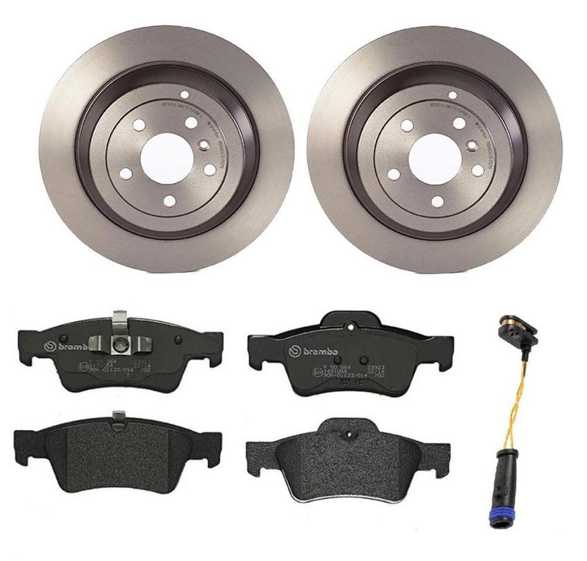 Brembo Brakes Kit – Pads and Rotors Rear (330mm) (Low-Met)