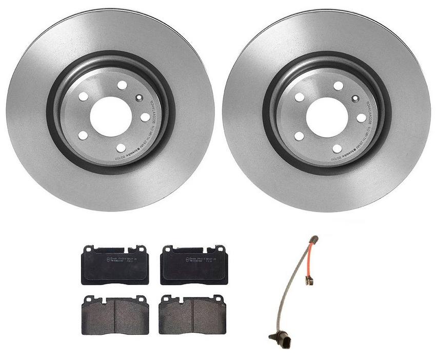 Audi Brake Kit – Pads and Rotors Front (345mm) (Low-Met) 8R0698151T – Brembo 1539059KIT