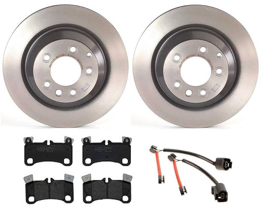 Brembo Brakes Kit – Pads and Rotors Rear (358mm) (Low-Met)