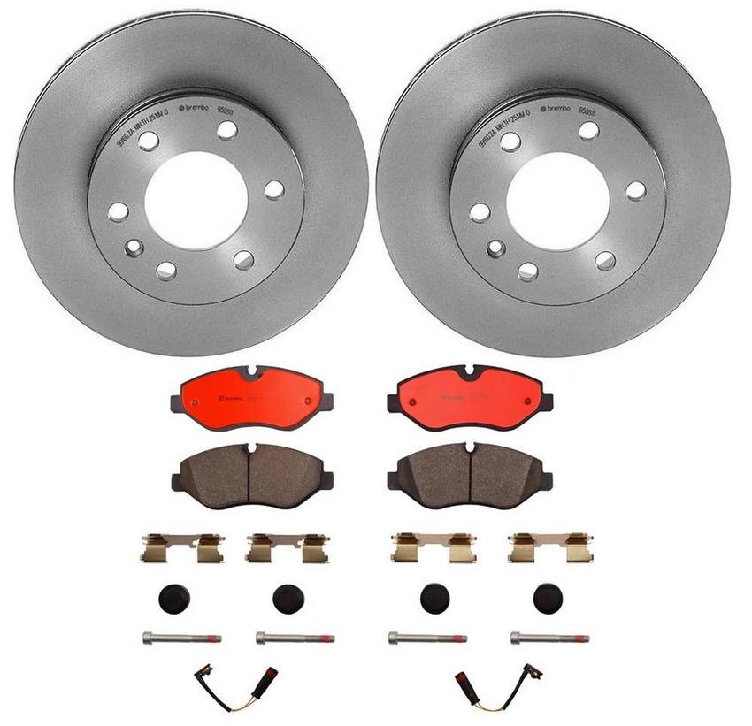 Brembo Brake Pads and Rotors Kit – Front (300mm) (Ceramic)