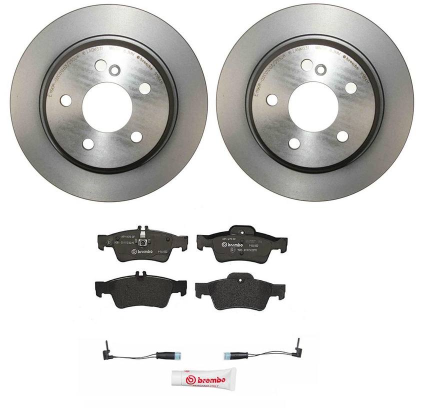 Brembo Brakes Kit – Pads and Rotors Rear (300mm) (Low-Met)