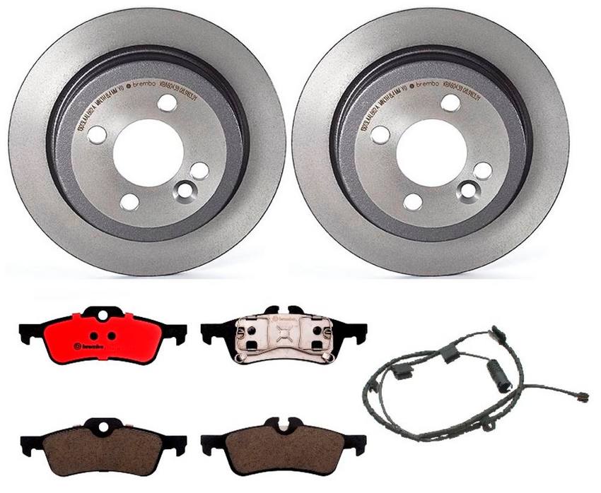 Mini Brembo Brakes Kit – Pads and Rotors Rear (259mm) (Ceramic) 34356761448 – Brembo 1539358KIT