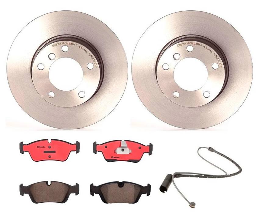 Brembo Brake Pads and Rotors Kit – Front (286mm) (Ceramic)