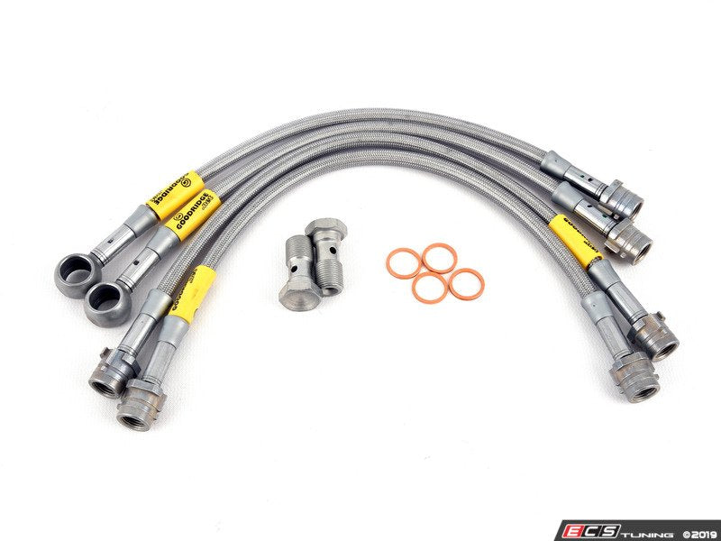 Front & Rear G-Stop Stainless Steel Brake Line Kit