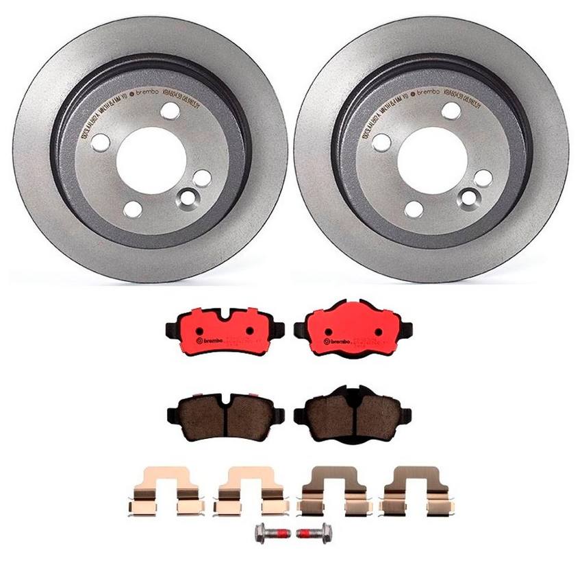 Brembo Brakes Kit – Pads and Rotors Rear (259mm) (Ceramic)