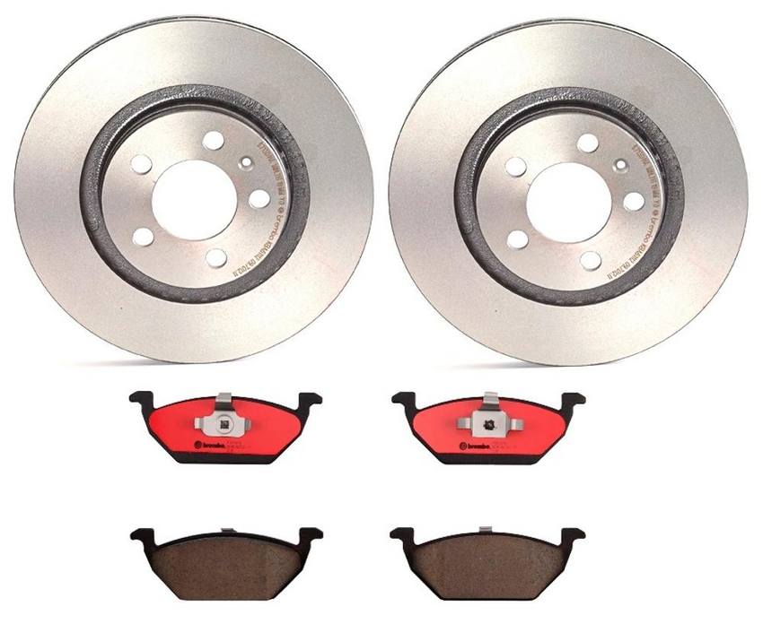 Brembo Brake Pads and Rotors Kit – Front (280mm) (Ceramic)