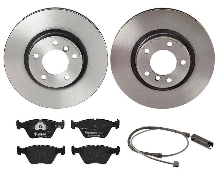 Brembo Brake Pads and Rotors Kit – Front (315mm) (Low-Met)