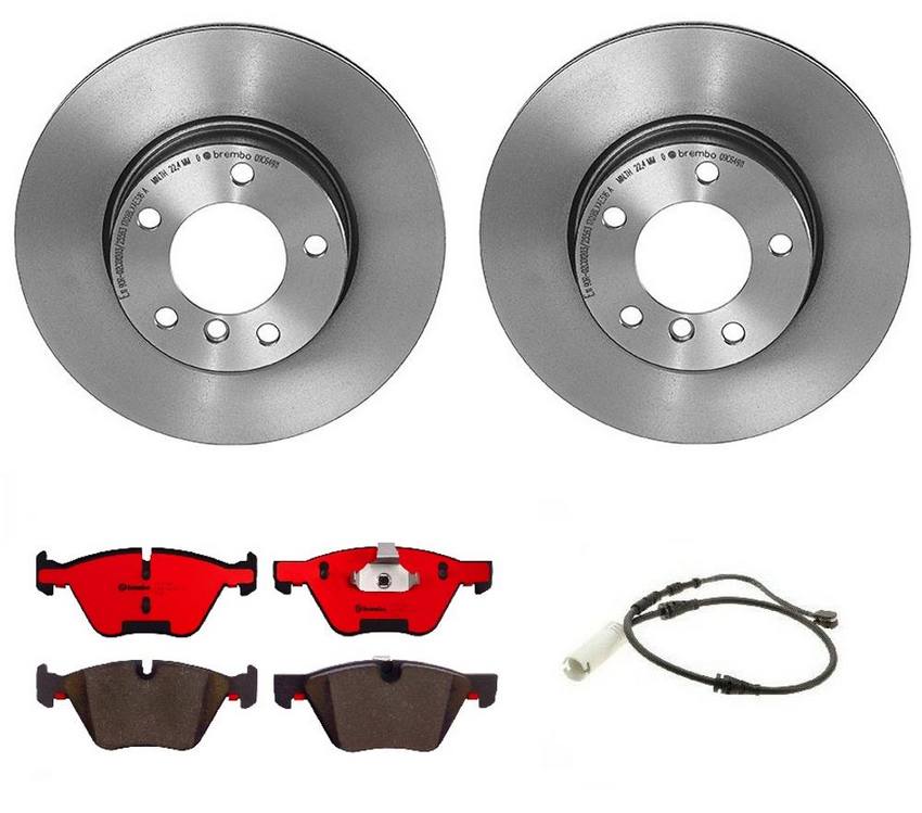 Brembo Brake Pads and Rotors Kit – Front (300mm) (Ceramic)