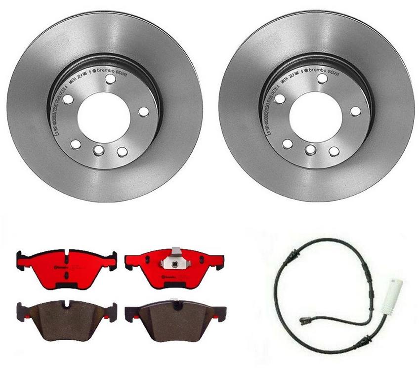 Brembo Brake Pads and Rotors Kit – Front (300mm) (Ceramic)