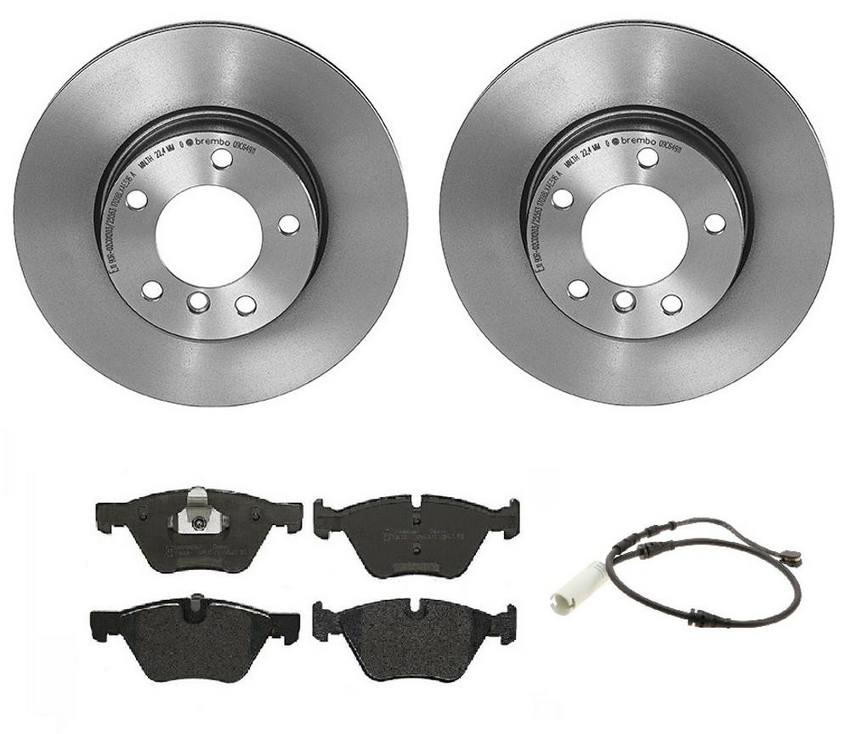 Brembo Brake Pads and Rotors Kit – Front (300mm) (Low-Met)