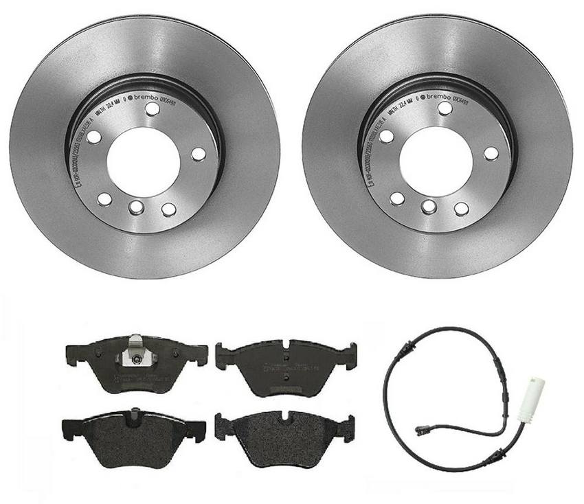 Brembo Brake Pads and Rotors Kit – Front (300mm) (Low-Met)