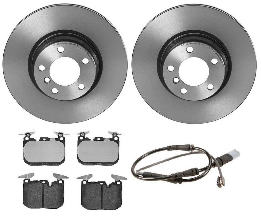 Brembo Brake Pads and Rotors Kit – Front (330mm) (Low-Met)