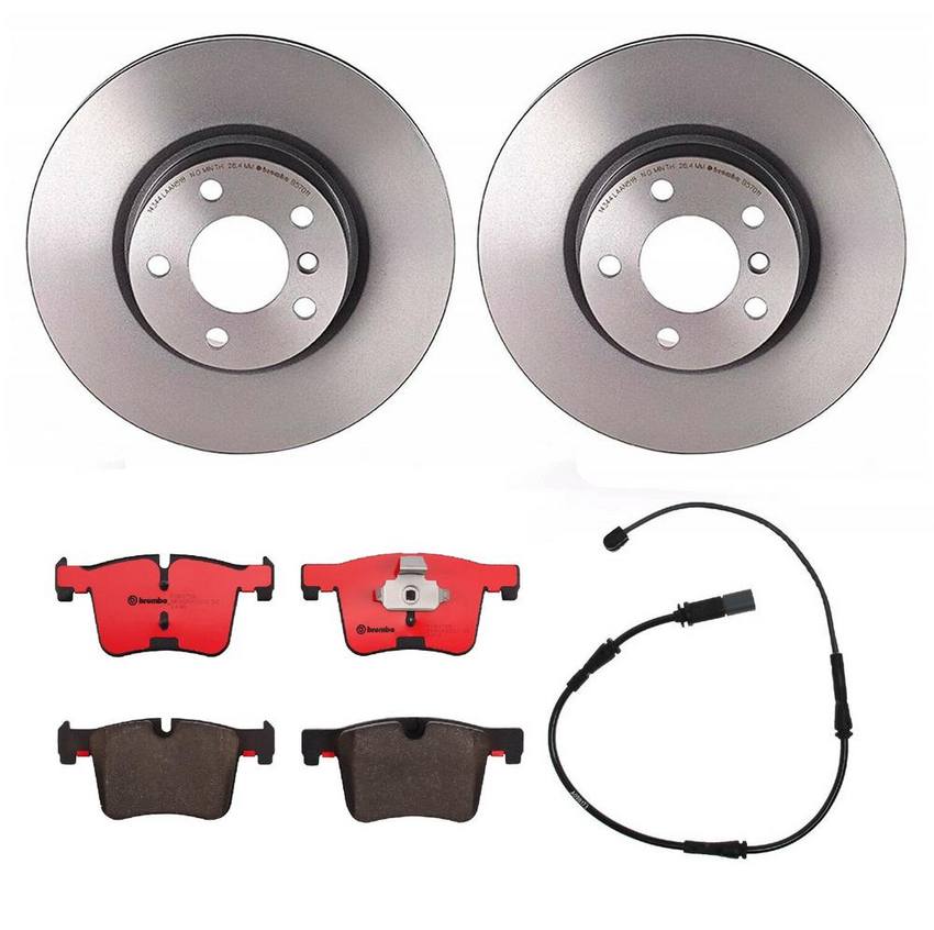 BMW Brembo Brake Kit – Pads and Rotors Front (328mm) (Ceramic) 34356790303 – Brembo 1540105KIT