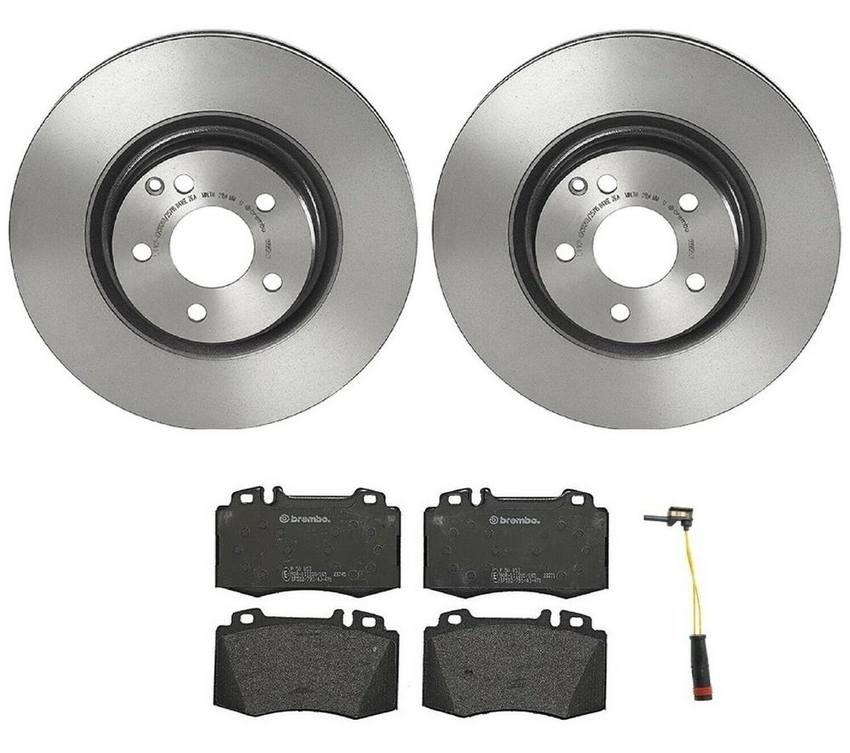 Mercedes Brakes Kit – Brembo Pads and Rotors Front (330mm) (Low-Met) 005420952041 – Brembo 1540164KIT