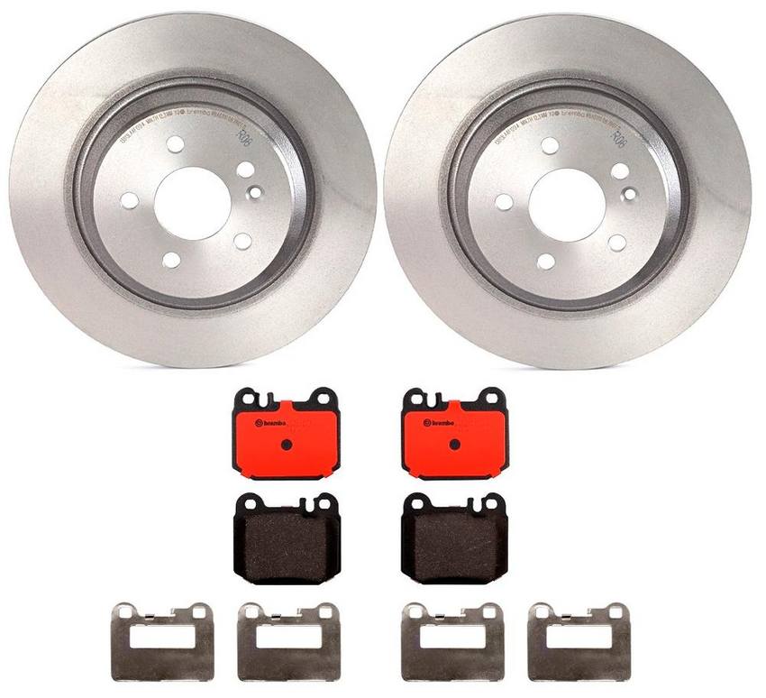 Brembo Brakes Kit – Pads and Rotors Rear (331mm) (Ceramic)