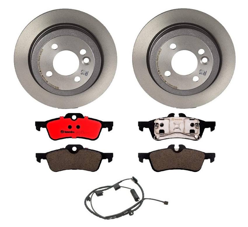 Brembo Brakes Kit – Pads and Rotors Rear (259mm) (Ceramic)