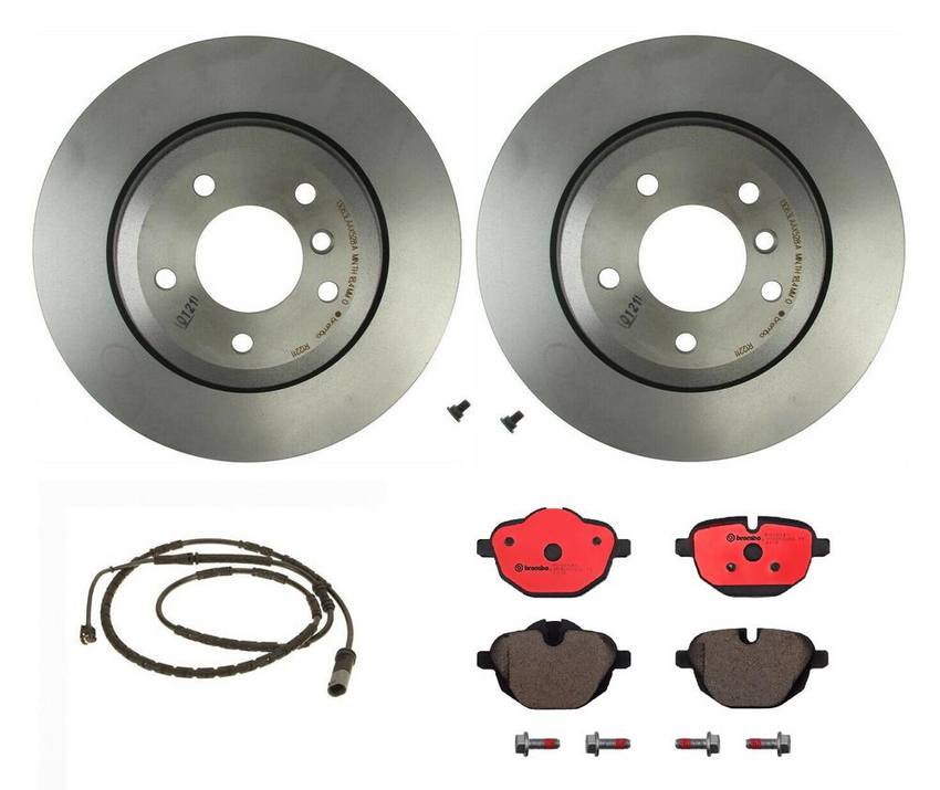 BMW Brembo Brake Kit – Pads and Rotors Rear (324mm) (Ceramic) 34356792566 – Brembo 1540866KIT