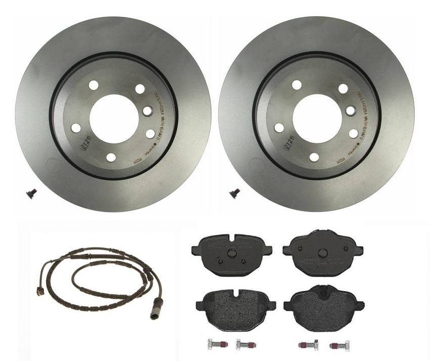 Brembo Brakes Kit – Pads and Rotors Rear (324mm) (Low-Met)