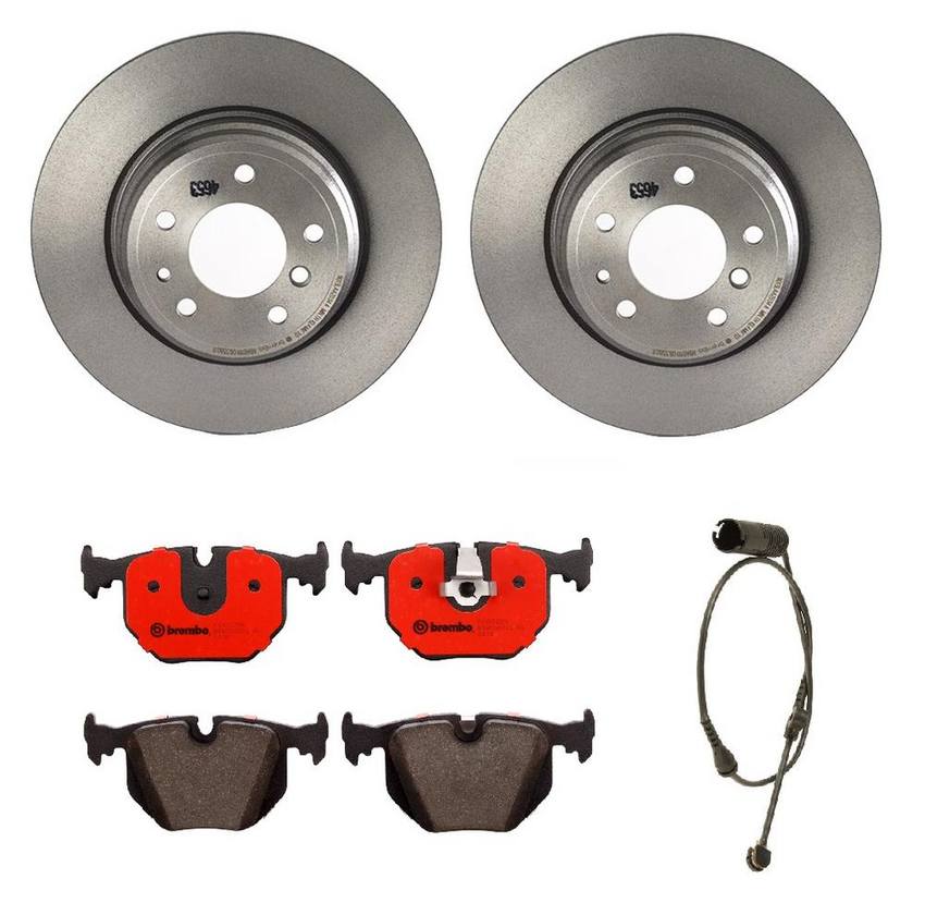 BMW Land Rover Brake Kit – Pads and Rotors Rear (324mm) (Ceramic) SFP500210 – Brembo 1540892KIT