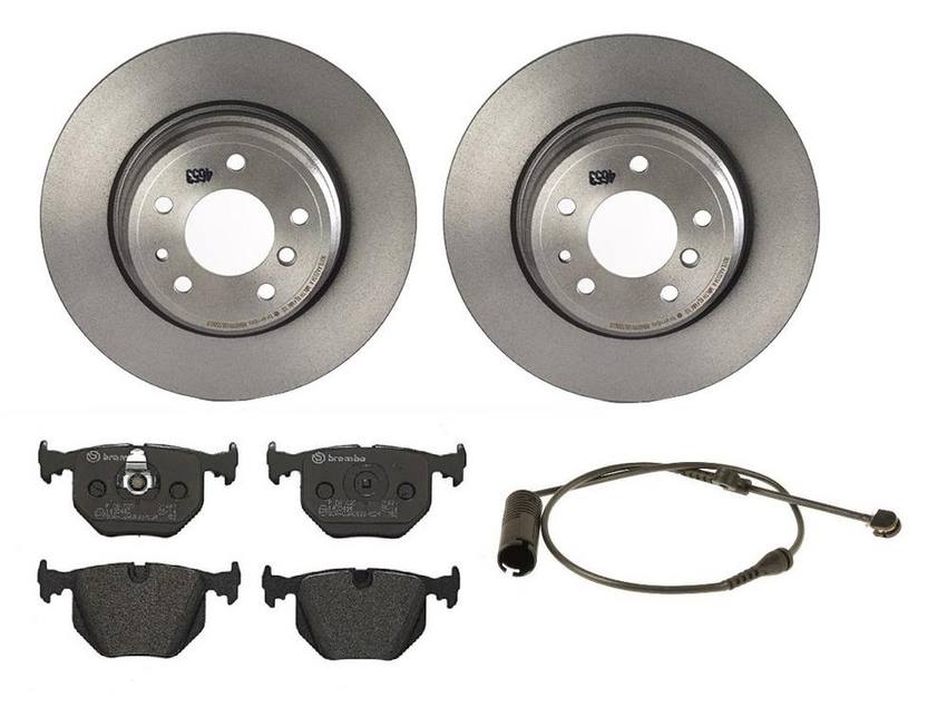 Brembo Brakes Kit – Pads and Rotors Rear (324mm) (Low-Met)