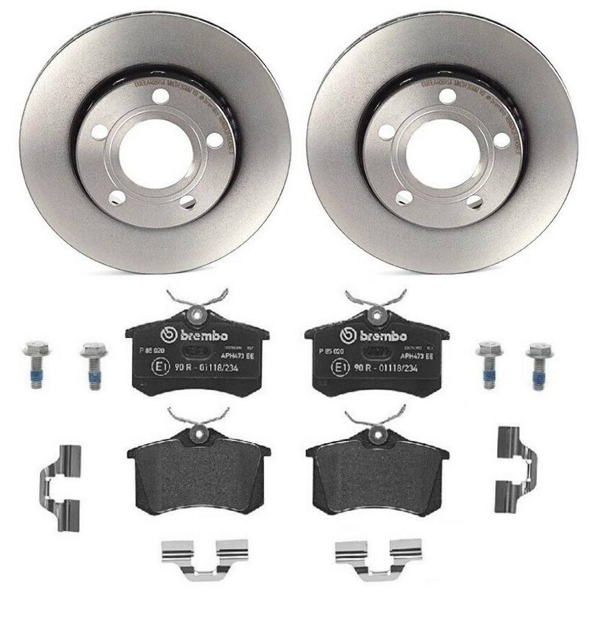 Brembo Brakes Kit – Pads and Rotors Rear (256mm) (Low-Met)