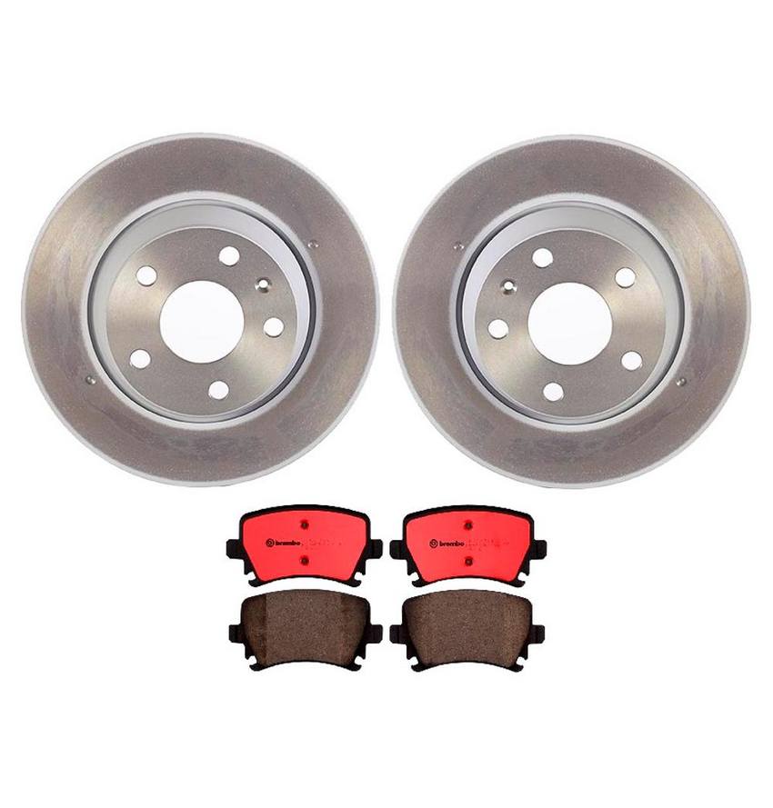 Audi Brembo Brake Kit – Pads and Rotors Rear (286mm) (Ceramic) 8J0615601 – Brembo 1541061KIT