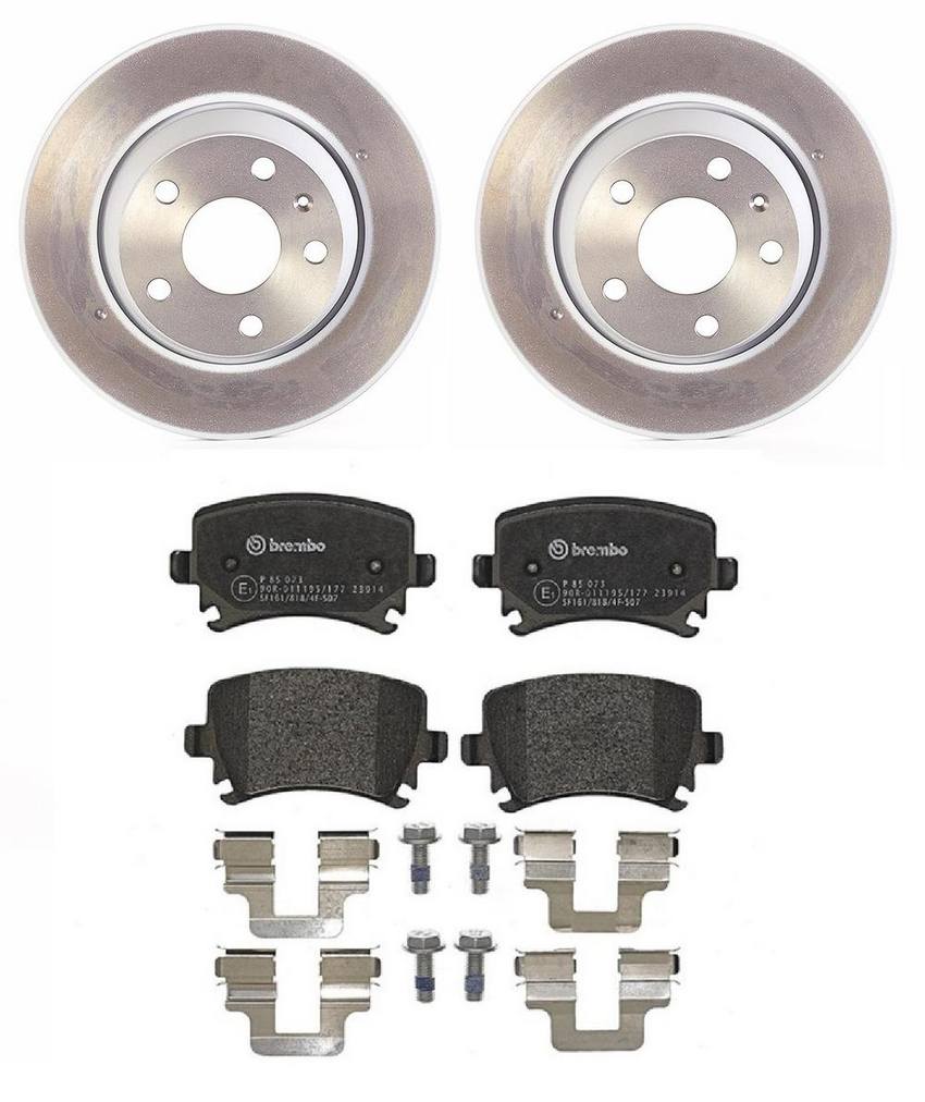 Brembo Brakes Kit – Pads and Rotors Rear (286mm) (Low-Met)